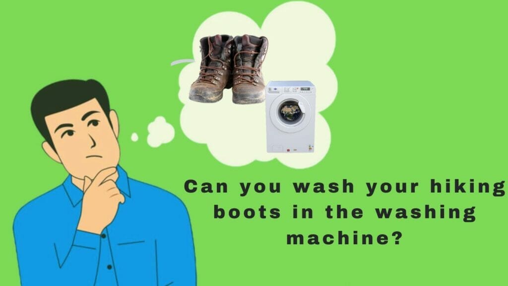 how to wash hiking boots in washing machine?