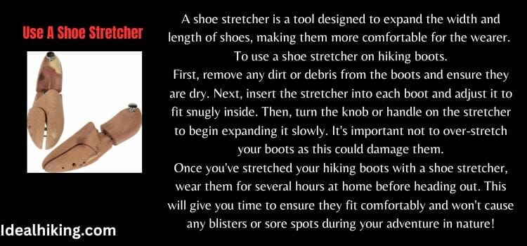 will hiking boots stretch on Shoe Stretcher?