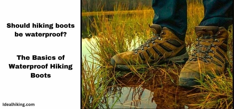 Should Hiking Boots Be Waterproof